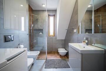 Фото номера Двухуровневые апартаменты Дома для отпуска Villa Arkadia RESORT г. Лукенцин 17